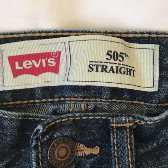COPY - Levi’s big kids 505 straight cut jeans 25w 25l unisex EUC - Picture 4 of 7